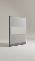 Soft graphite acoustic panel partition